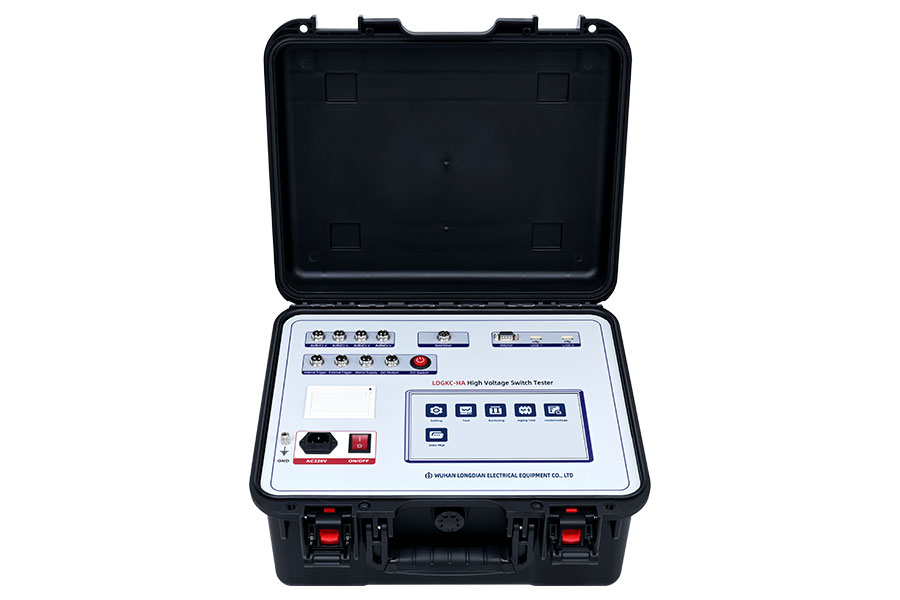 High voltage switch mechanical characteristic tester